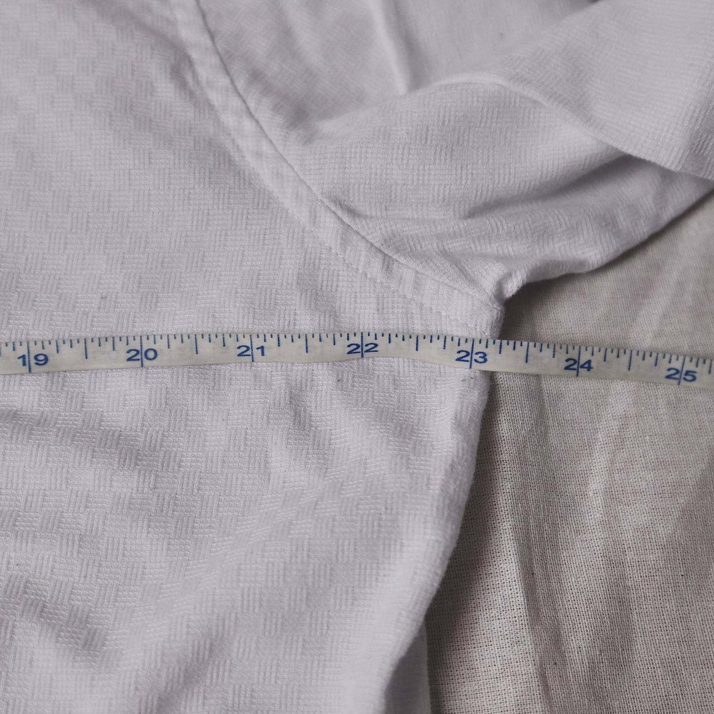 US Polo Assn Mens White Wrinkle Resistant Dress Shirt Long Sleeve 16.5 34/35 - Picture 5 of 7